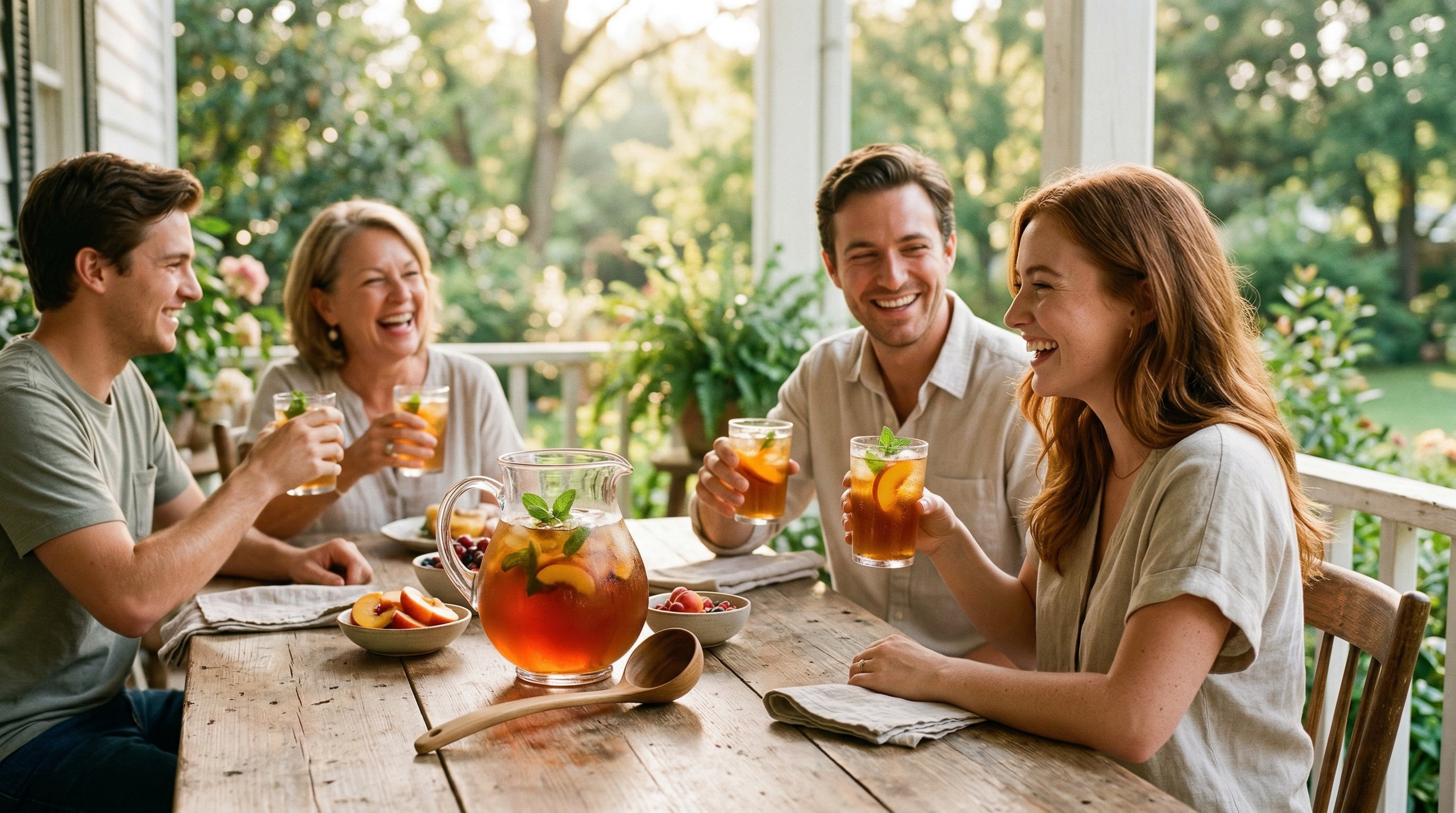 Peach Iced Tea (Southern Style)