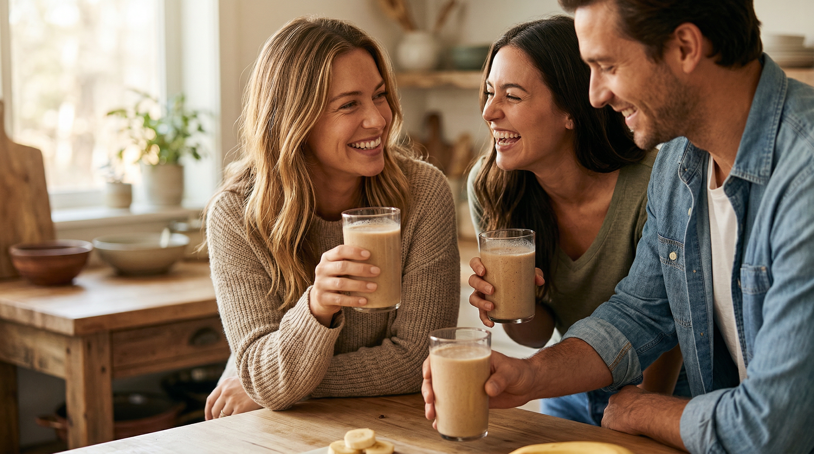 Peanut Butter Banana Protein Shake