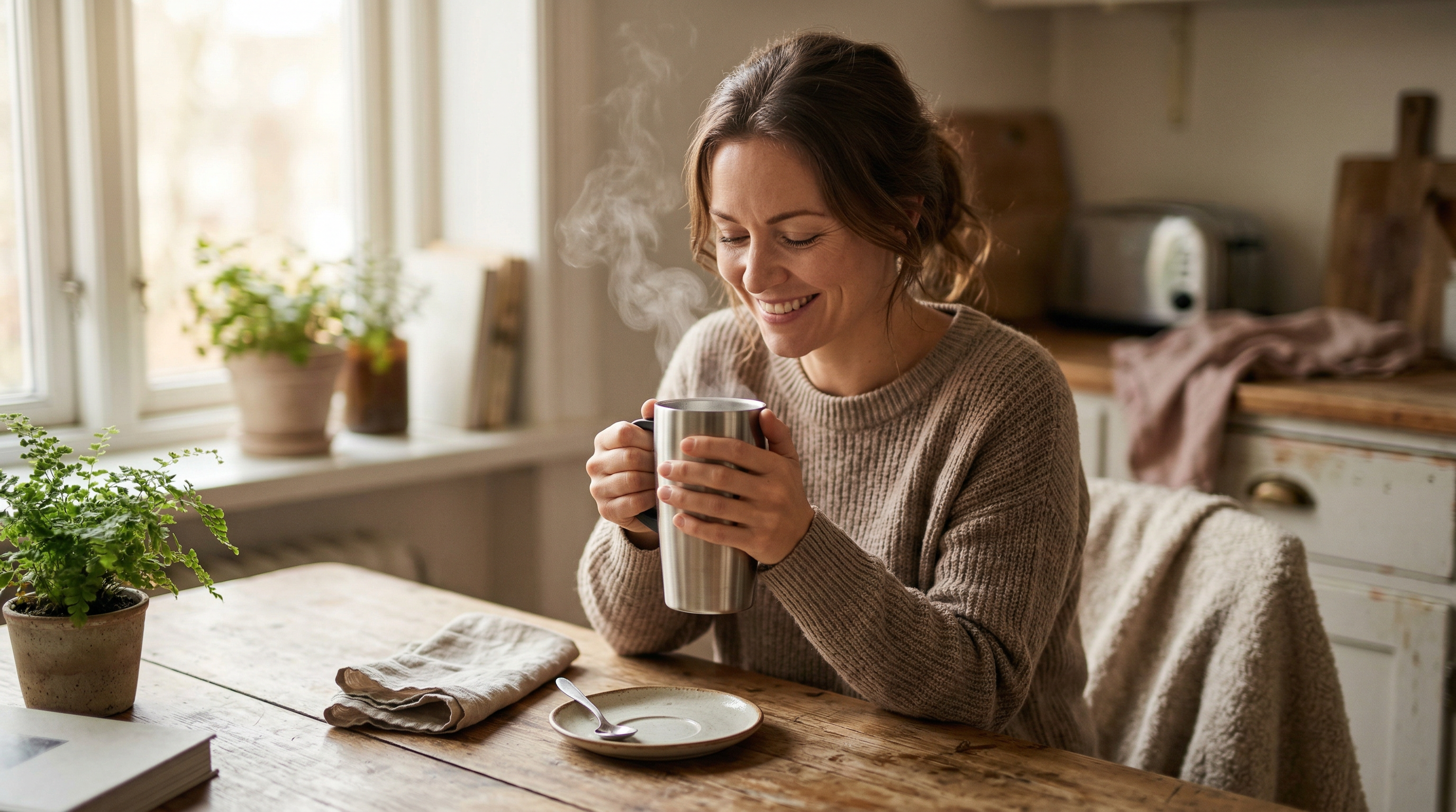 Remove Coffee Stains from Stainless Steel