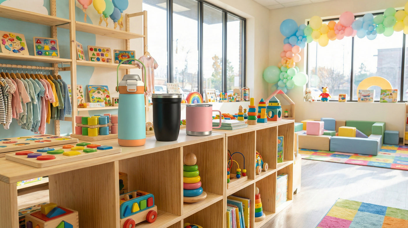 Kid-Safe Custom Drinkware for Children's Retailers