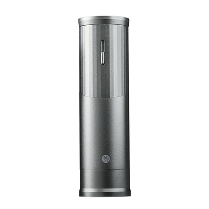 zeroHero RUI Portable Electric Coffee Grinder in sleek silver finish, featuring an adjustable grind size, precision burr system, and compact design for high-quality coffee grinding. #color_silver