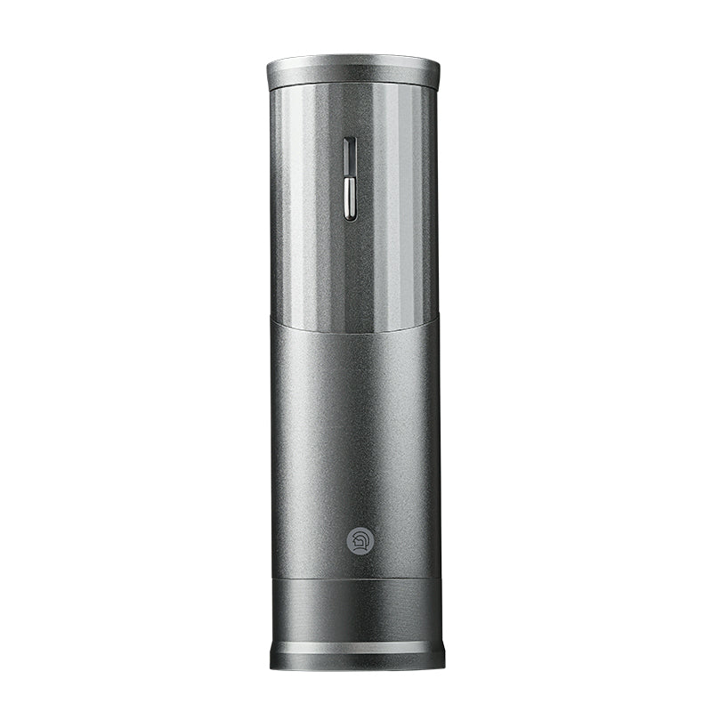 zeroHero RUI Portable Electric Coffee Grinder in sleek silver finish, featuring an adjustable grind size, precision burr system, and compact design for high-quality coffee grinding. #color_silver