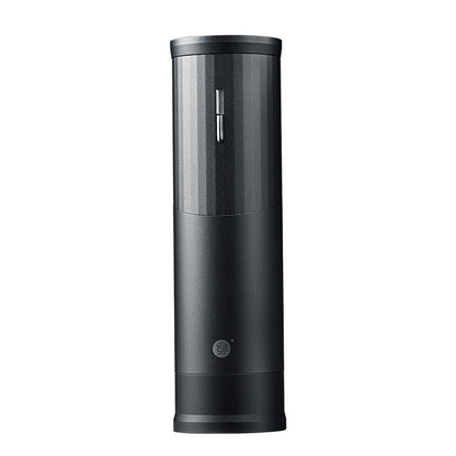 zeroHero RUI Portable Electric Coffee Grinder in black, featuring an adjustable grind size, two-stage burr system, and sleek ergonomic design for precision grinding.  #color_grey